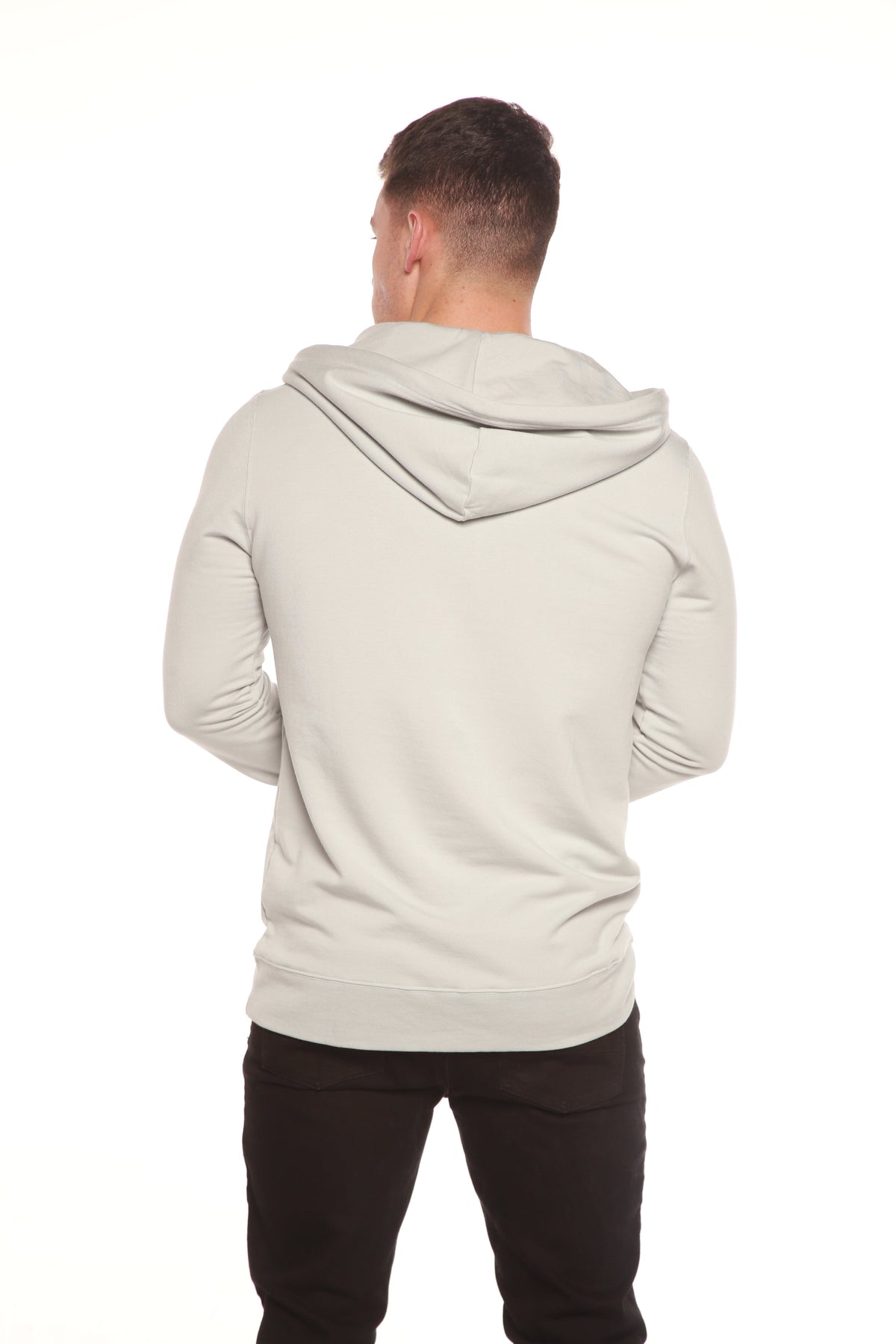 Men's Henley Bamboo Fleece Hoodie