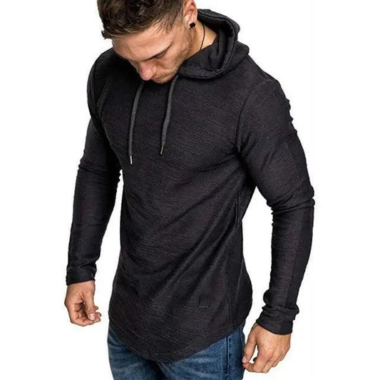 Men's Solid Color Pullover Sweatshirt