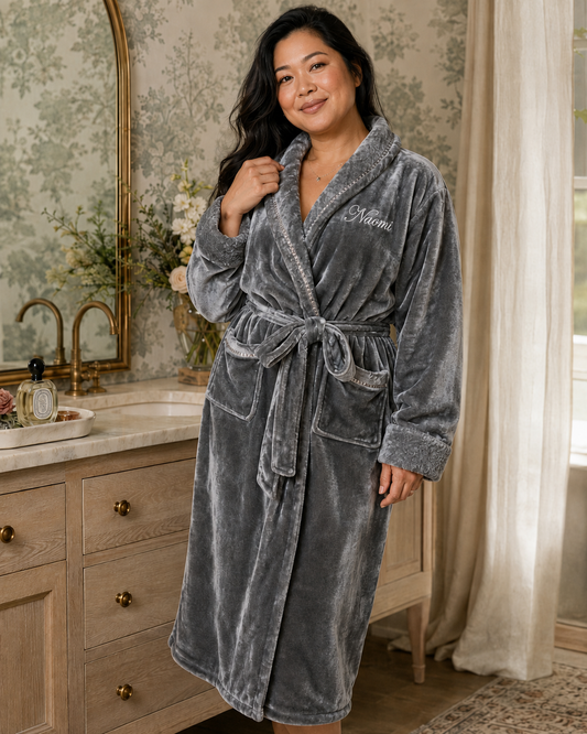Women's Ultra-Soft Plush Bathrobe