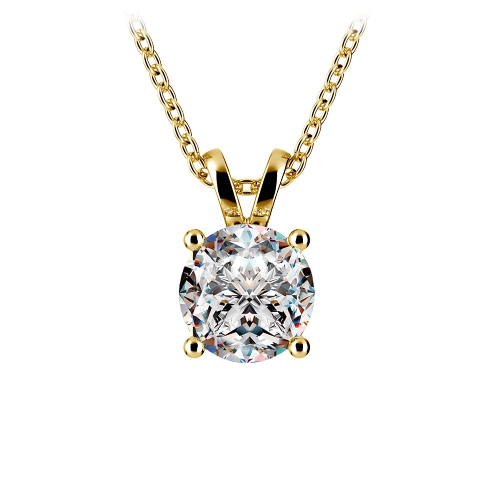 2.00 CTW Lab-Grown Diamond Solitaire Pendant Necklace