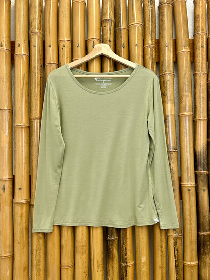 Women's Bamboo Long-Sleeve Lounge Tee
