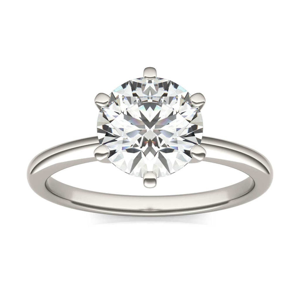 2.00 CTW Lab-Grown Diamond Six-Prong Solitaire Engagement Ring