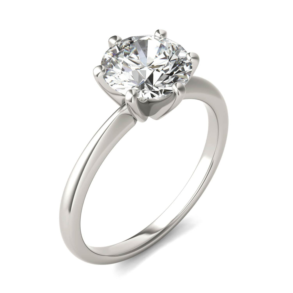 2.00 CTW Lab-Grown Diamond Solitaire Engagement Ring – Your Choice of Stone Shape