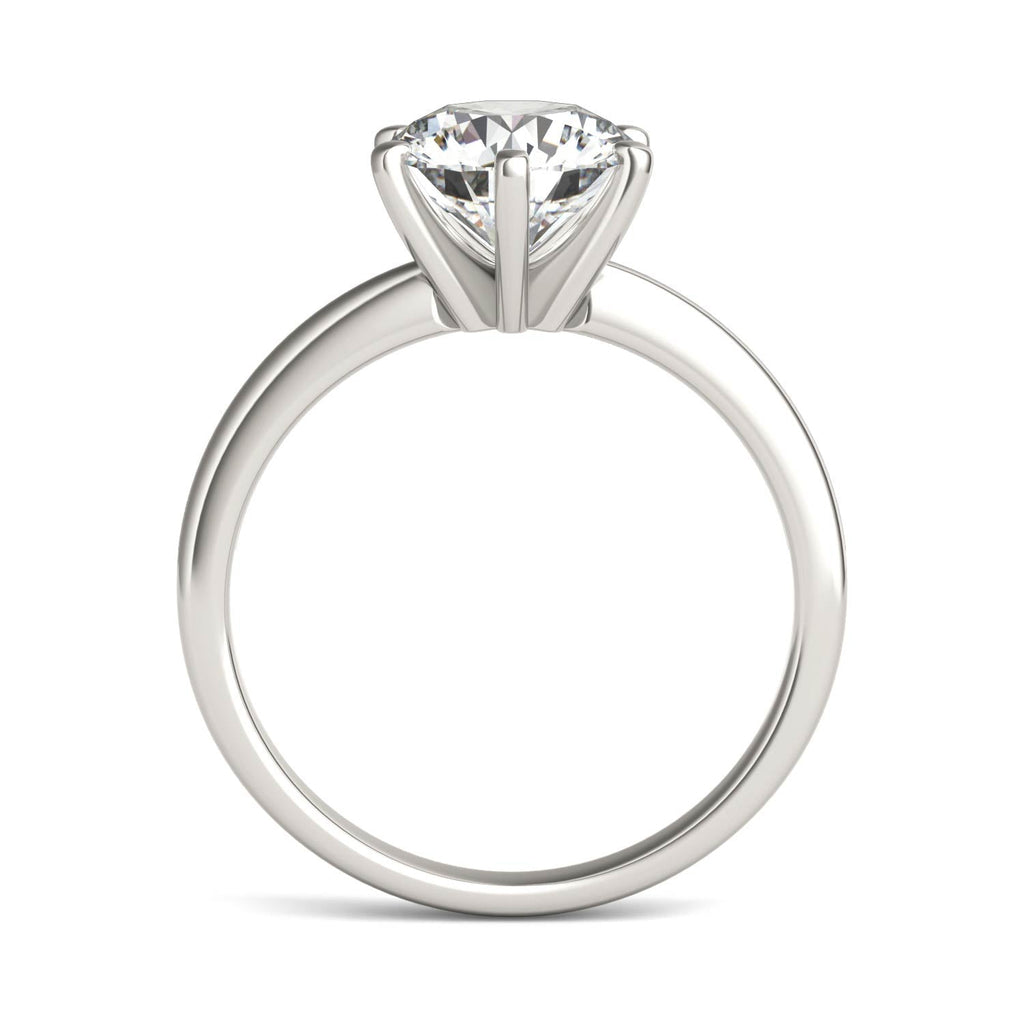 2.00 CTW Lab-Grown Diamond Six-Prong Solitaire Engagement Ring
