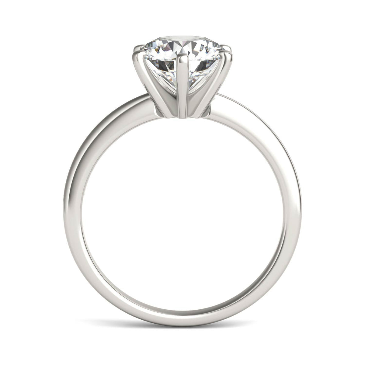 2.00 CTW Lab-Grown Diamond Six-Prong Solitaire Engagement Ring