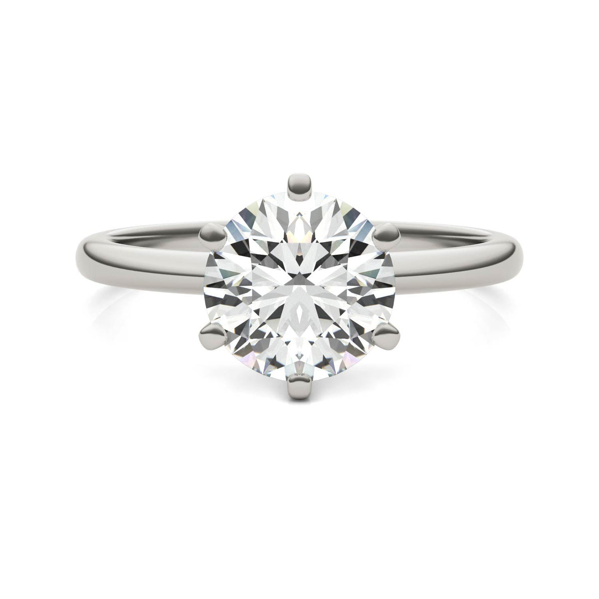 2.00 CTW Lab-Grown Diamond Solitaire Engagement Ring – Your Choice of Stone Shape