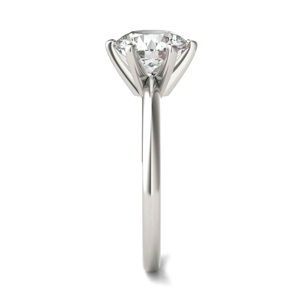 2.00 CTW Lab-Grown Diamond Solitaire Engagement Ring – Your Choice of Stone Shape