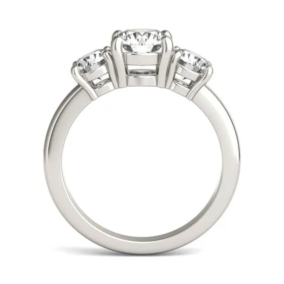 3.00 CTW Lab-Grown Diamond Three-Stone Engagement Ring