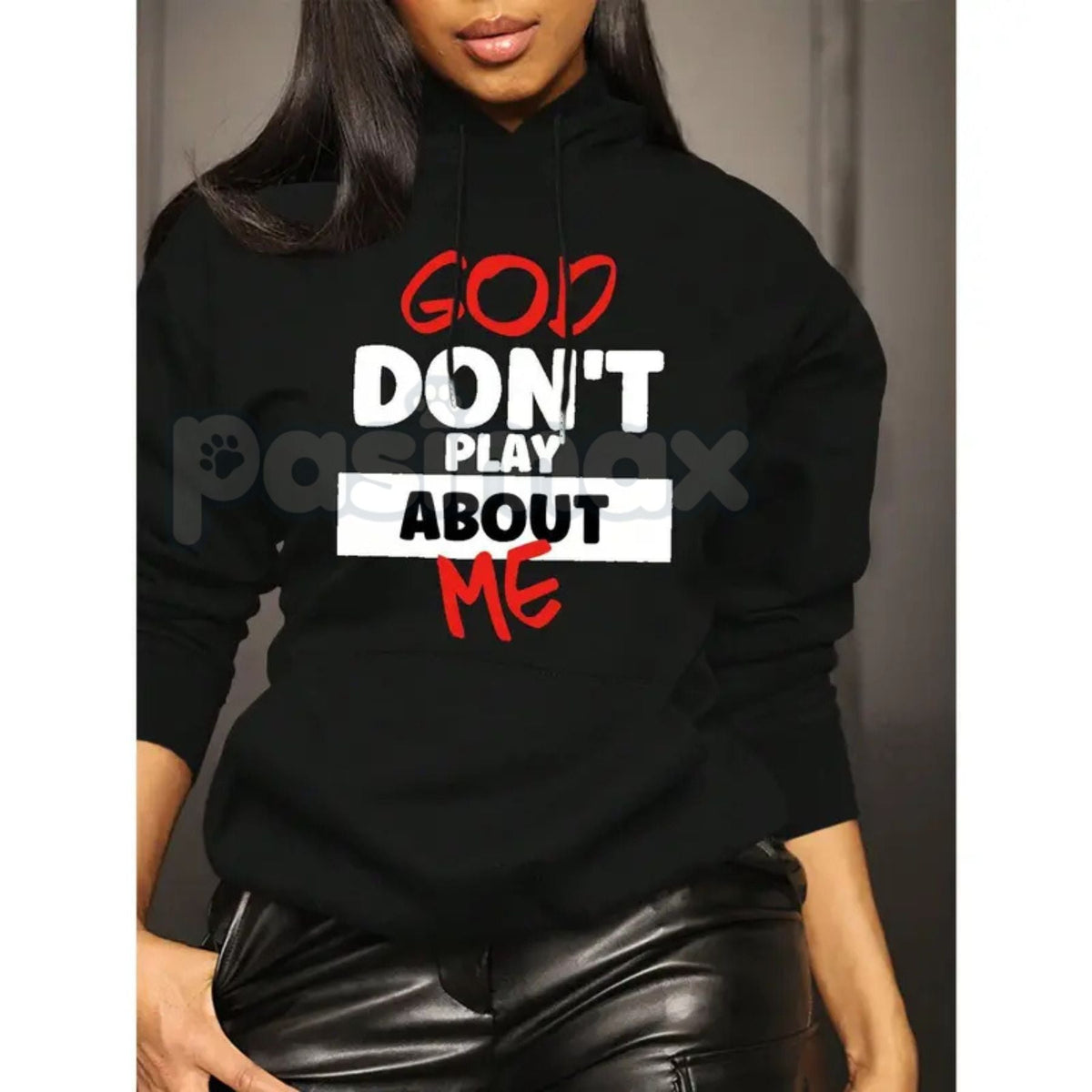Women's Slogan Letter-Print Hoodie