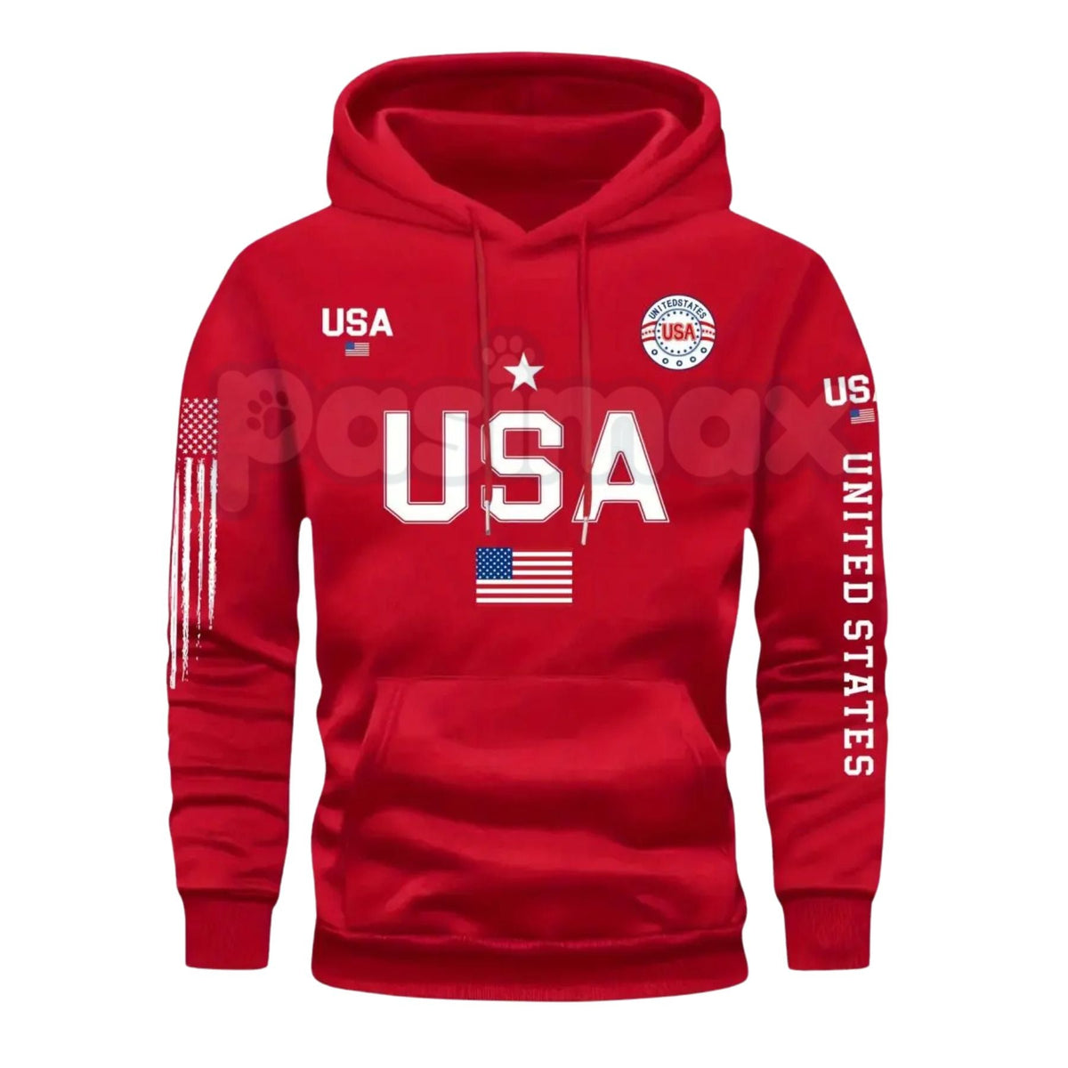 Men's Patriot USA Flag Hoodie
