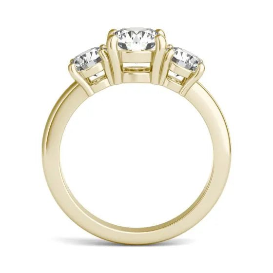 3.00 CTW Lab-Grown Diamond Three-Stone Engagement Ring