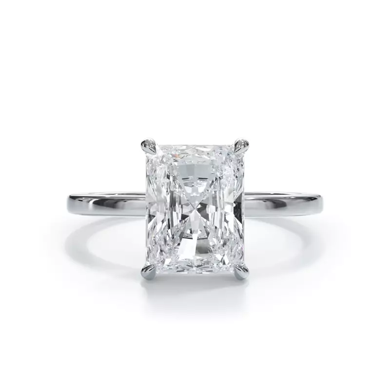 2.00 CTW Lab-Grown Diamond Solitaire Engagement Ring – Your Choice of Stone Shape