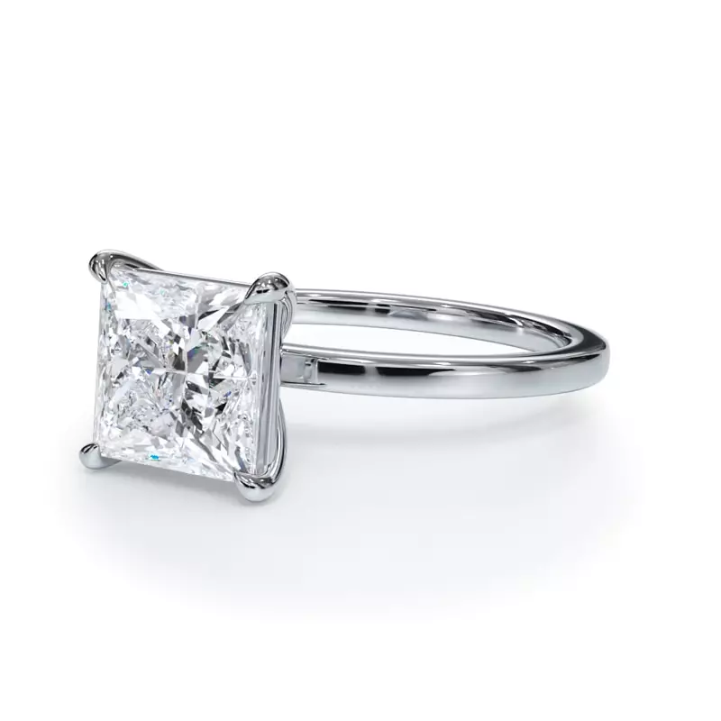 2.00 CTW Lab-Grown Diamond Solitaire Engagement Ring – Your Choice of Stone Shape