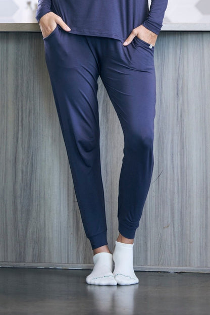 Women's Bamboo Lounge Set – Long-Sleeve Tee & Joggers