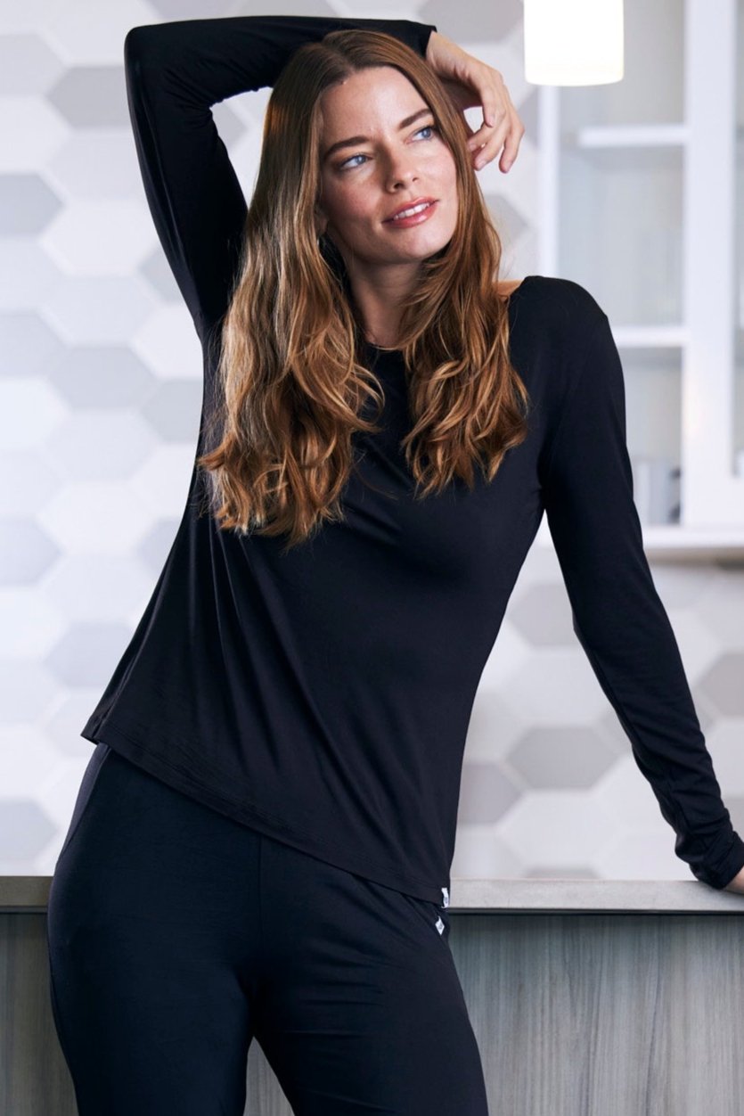 Women's Bamboo Long-Sleeve Lounge Tee