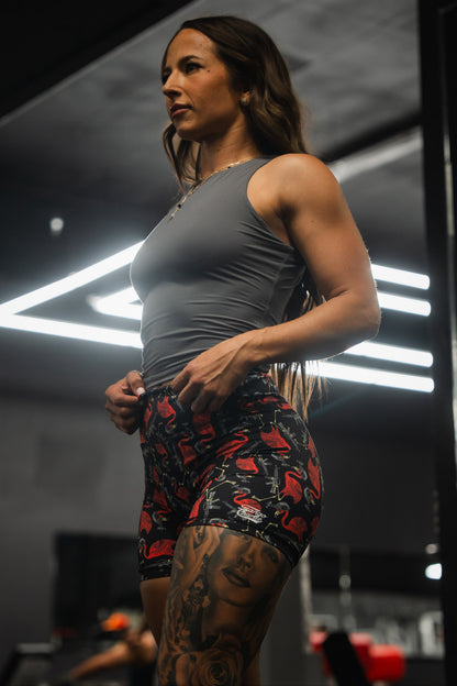 Women's High-Waisted Training Shorts – Tactimingo