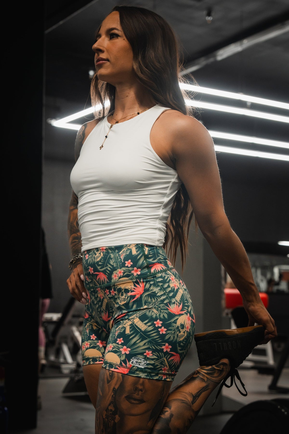 Women's High-Waisted Training Shorts – Aloha AR