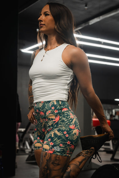 Women's High-Waisted Training Shorts – Aloha AR