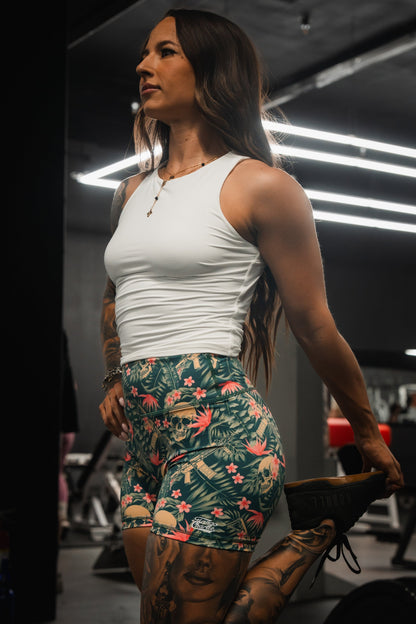 Women's High-Waisted Training Shorts – Aloha AR