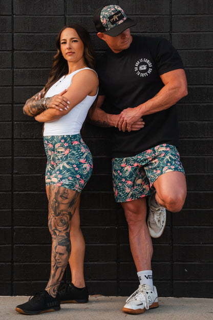 Women's High-Waisted Training Shorts – Aloha AR