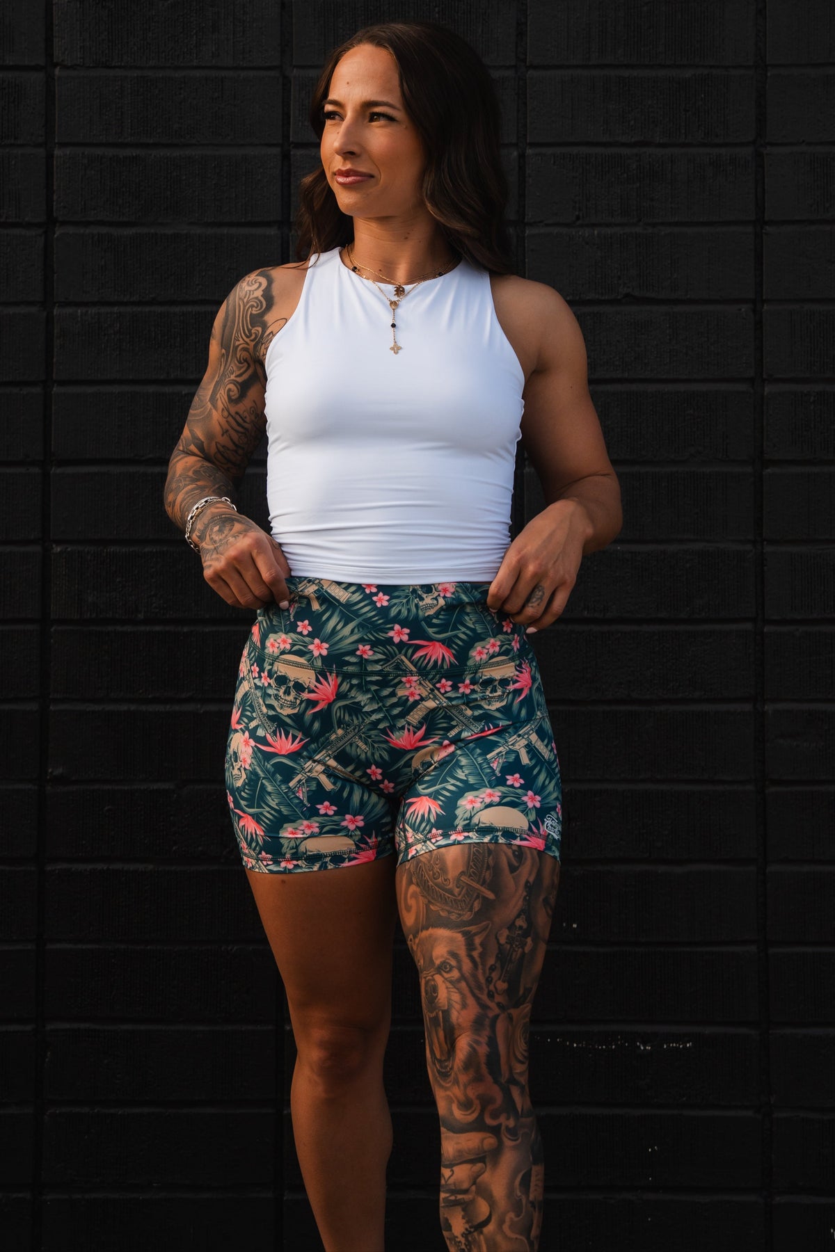 Women's High-Waisted Training Shorts – Aloha AR