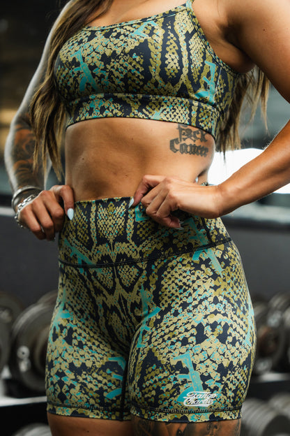 Women's High-Waisted Training Shorts – Lethal Venom