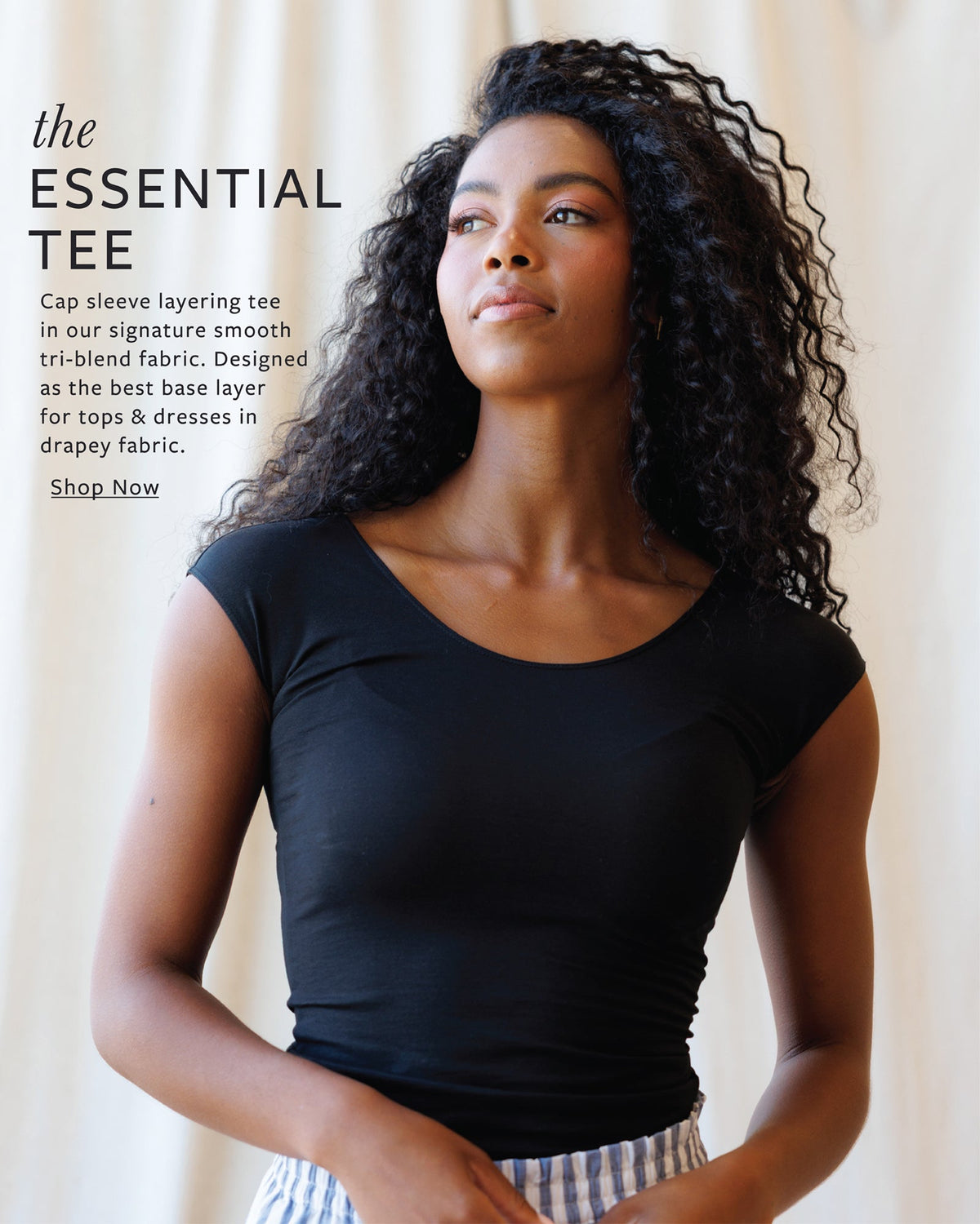 Women's Essential Scoop-Neck Tee