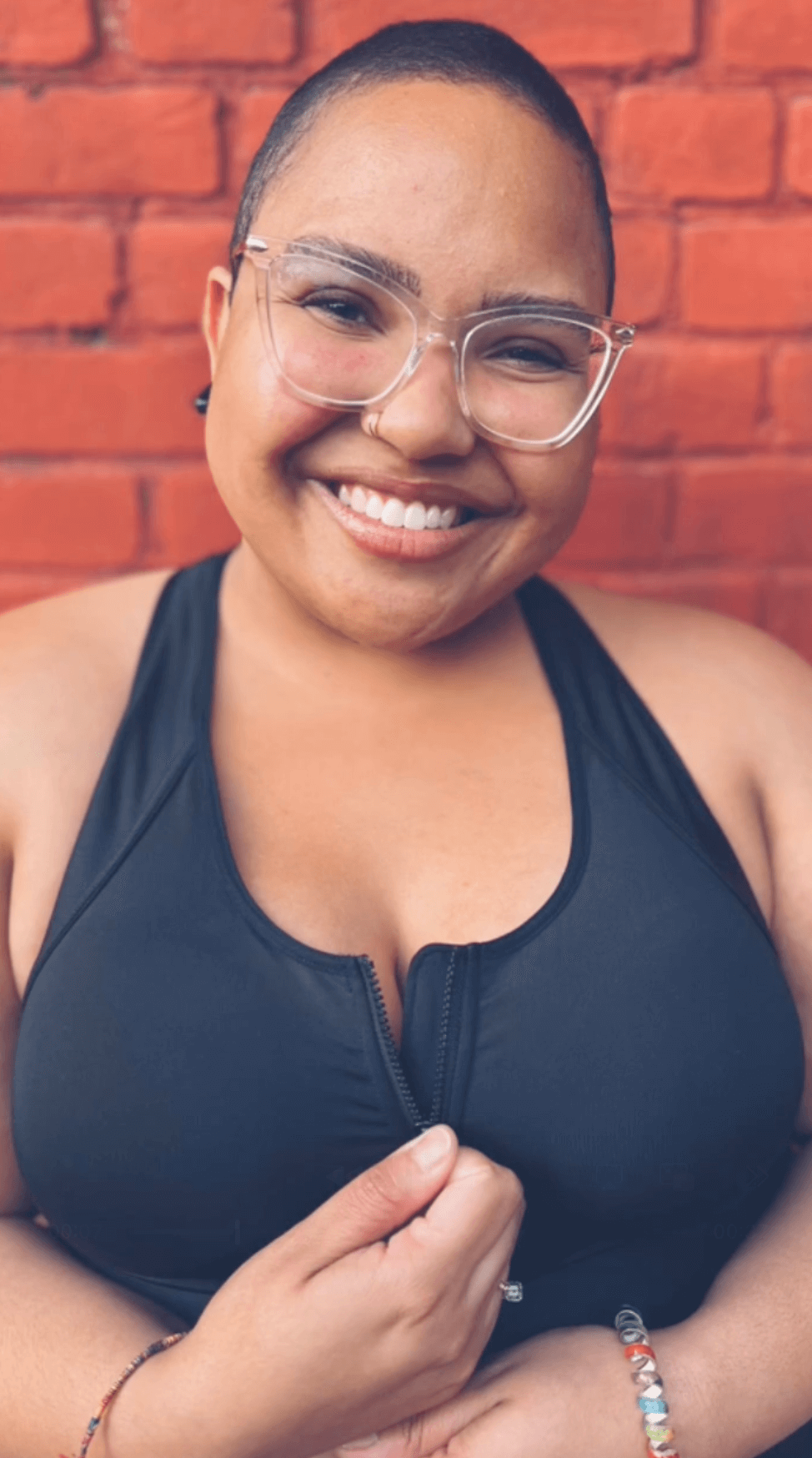 Women's Front-Closure Sports Bra – Hero