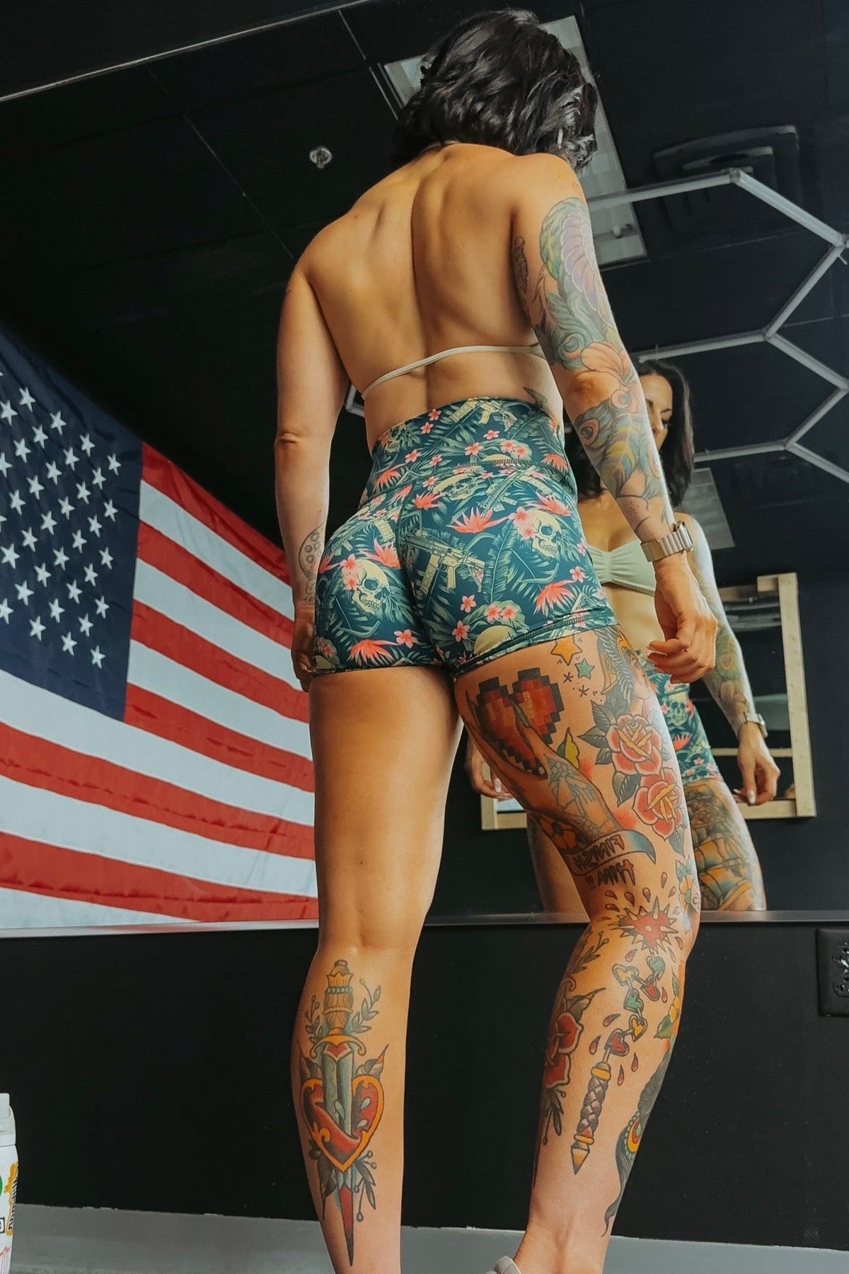 Women's High-Waisted Training Shorts – Aloha AR