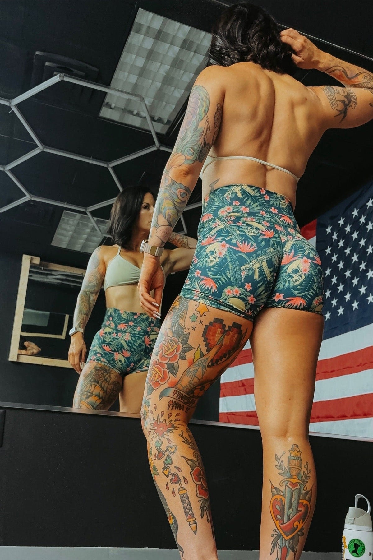 Women's High-Waisted Training Shorts – Aloha AR