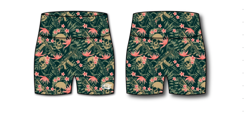 Women's High-Waisted Training Shorts – Aloha AR