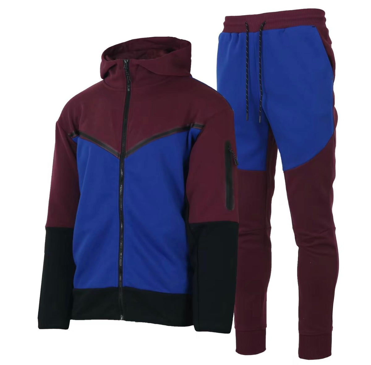 Men's Two-Tone Fleece Tracksuit