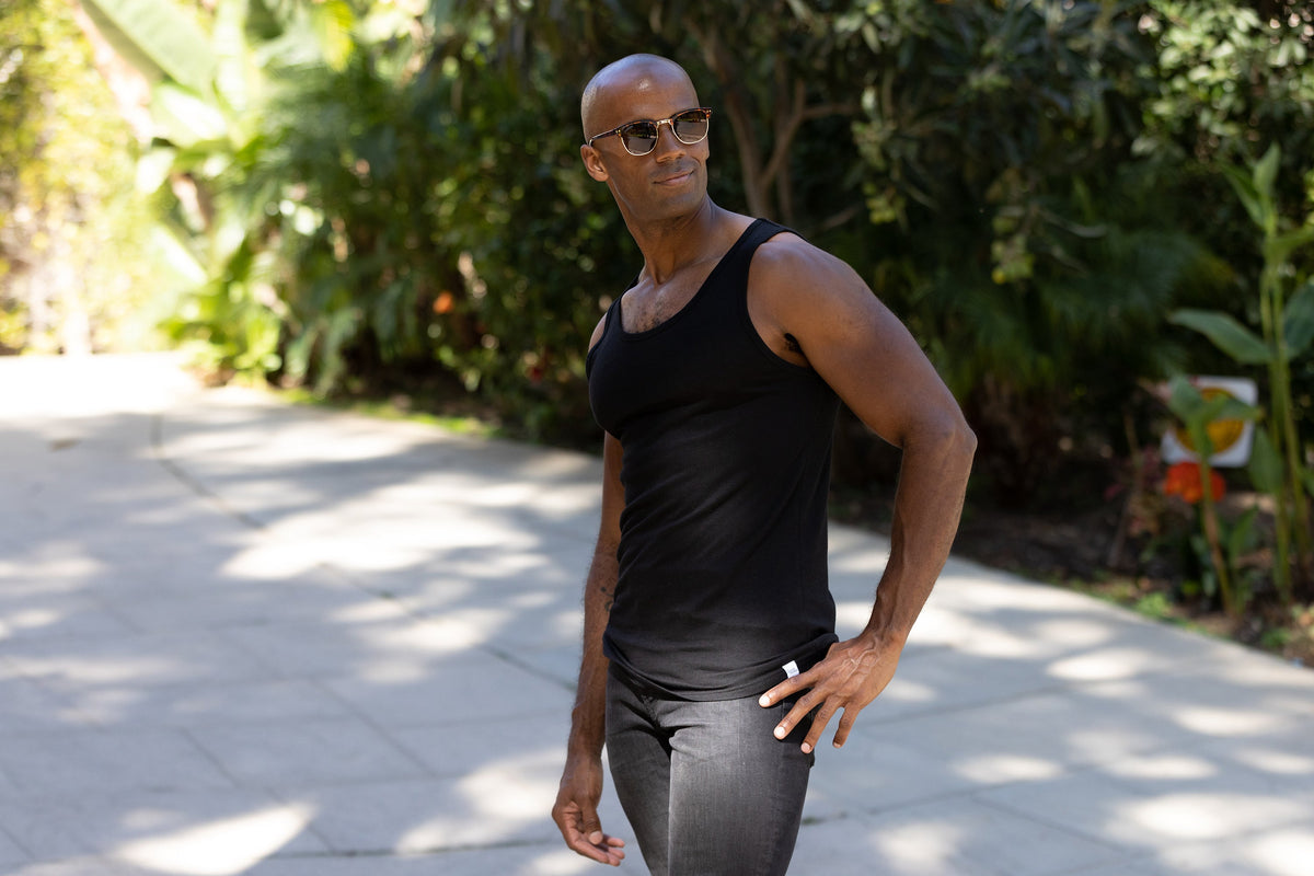 Men's Bamboo Viscose Tank Top – Organic Cotton