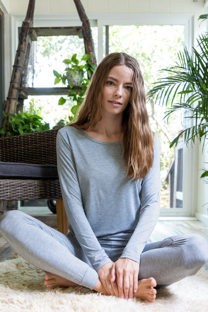 Women's Bamboo Long-Sleeve Lounge Tee