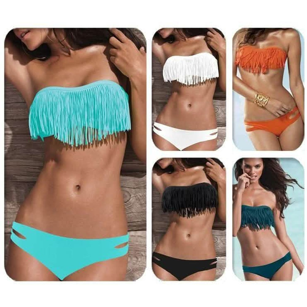 Women's Fringe Bikini Set – 2-Piece