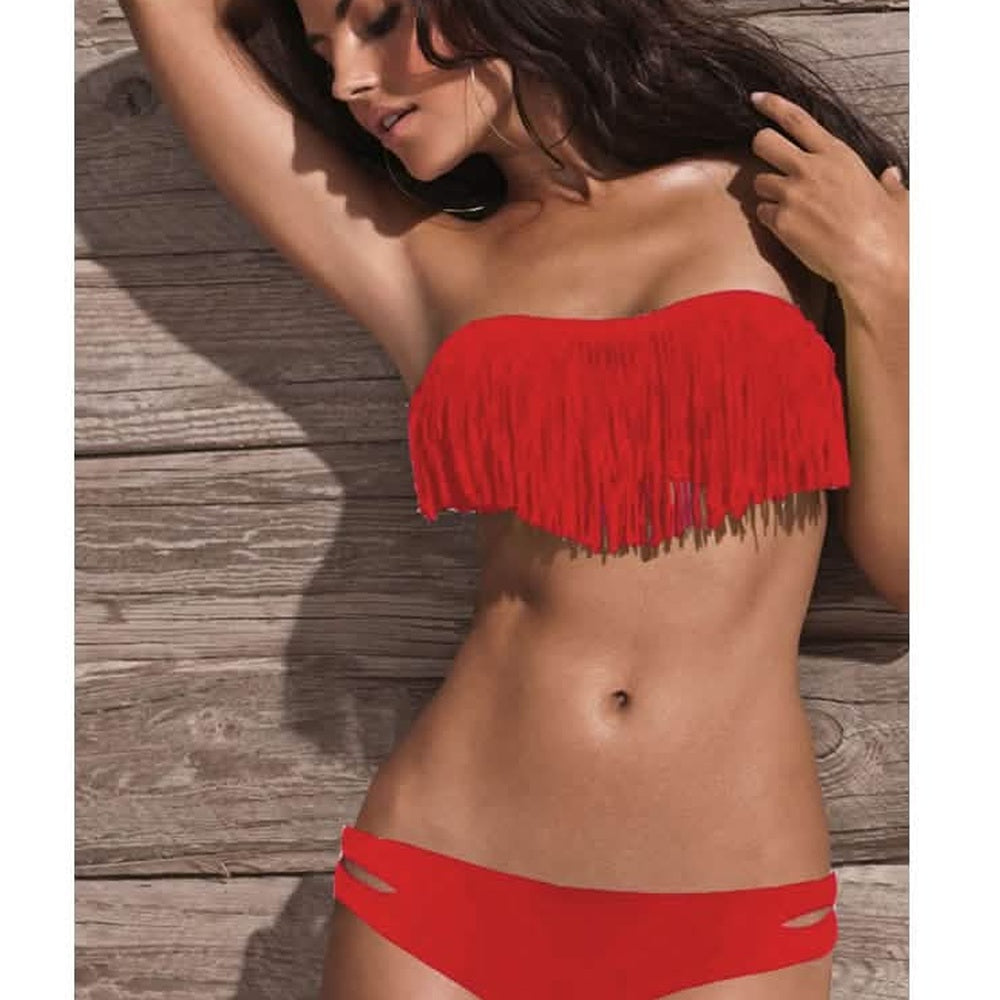 Women's Fringe Bikini Set – 2-Piece