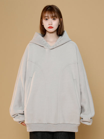 Women's Hidden-Hood Casual Hoodie