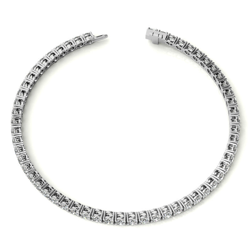 12.00 CTW Lab-Grown Diamond Tennis Bracelet