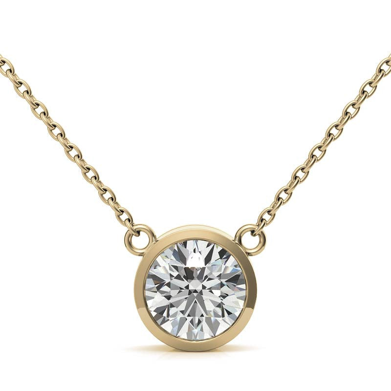 2.00 CTW Lab-Grown Diamond Solitaire Pendant Necklace