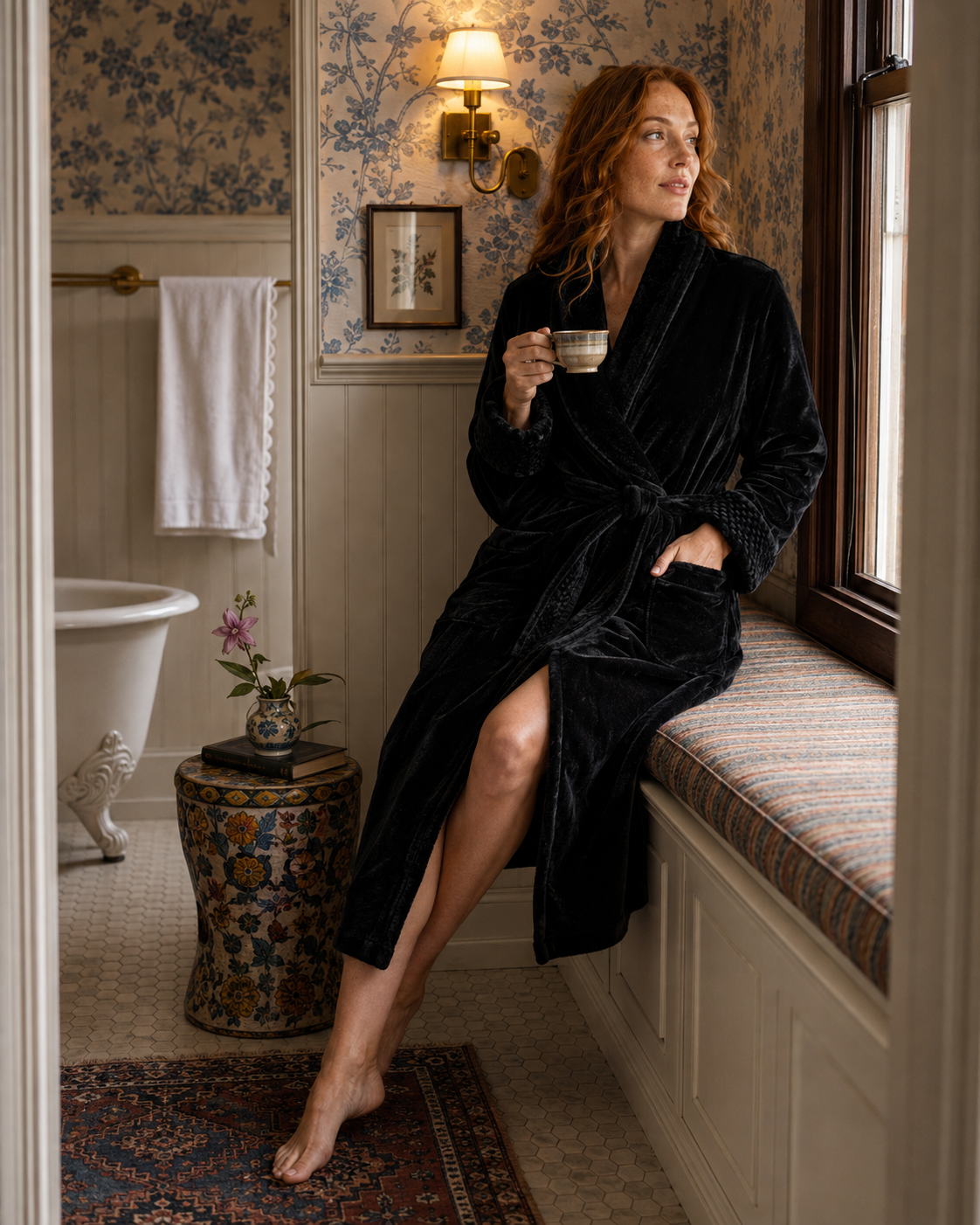 Women's Ultra-Soft Plush Bathrobe