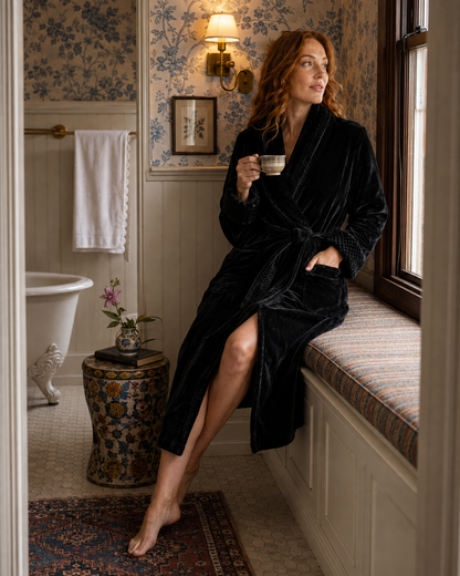 Women's Ultra-Soft Plush Bathrobe