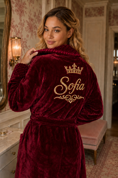 Women's Ultra-Soft Plush Bathrobe