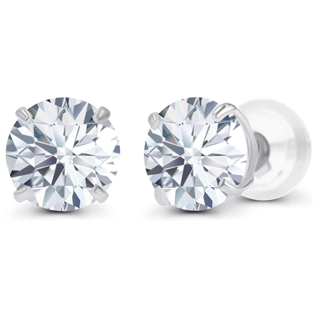 1.50 CTW Lab-Grown Diamond Stud Earrings