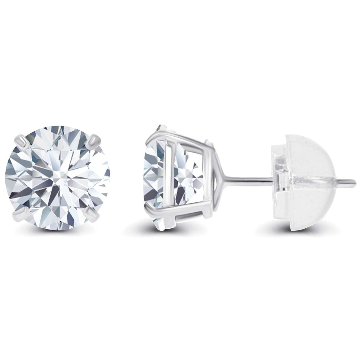 1.50 CTW Lab-Grown Diamond Stud Earrings
