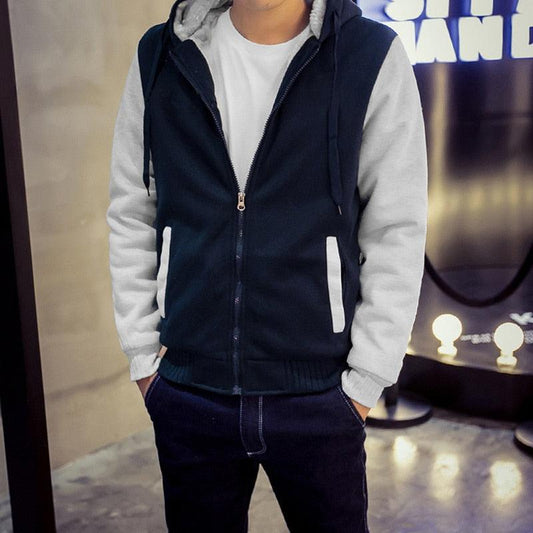 Men's Autumn Hooded Sweatshirt Jacket