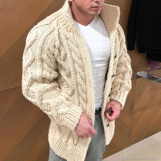 Men's Knit Sweater Cardigan
