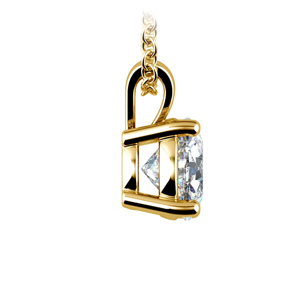 2.00 CTW Lab-Grown Diamond Solitaire Pendant Necklace