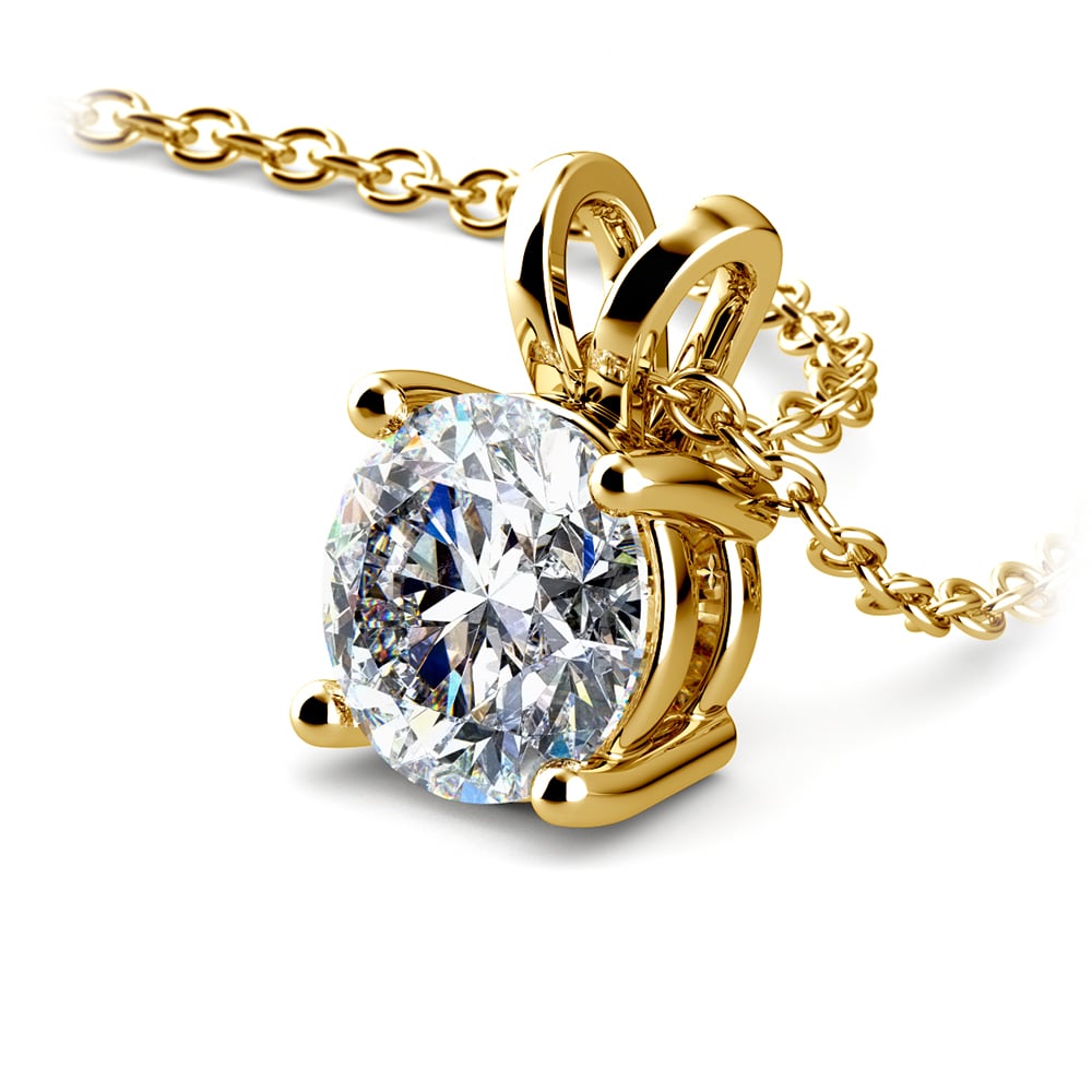2.00 CTW Lab-Grown Diamond Solitaire Pendant Necklace