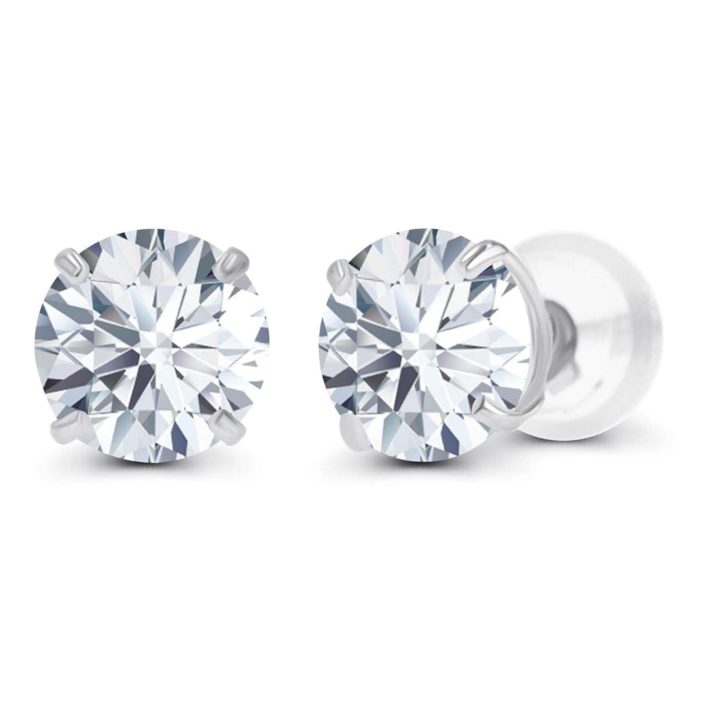 2.00 CTW Lab-Grown Diamond Stud Earrings