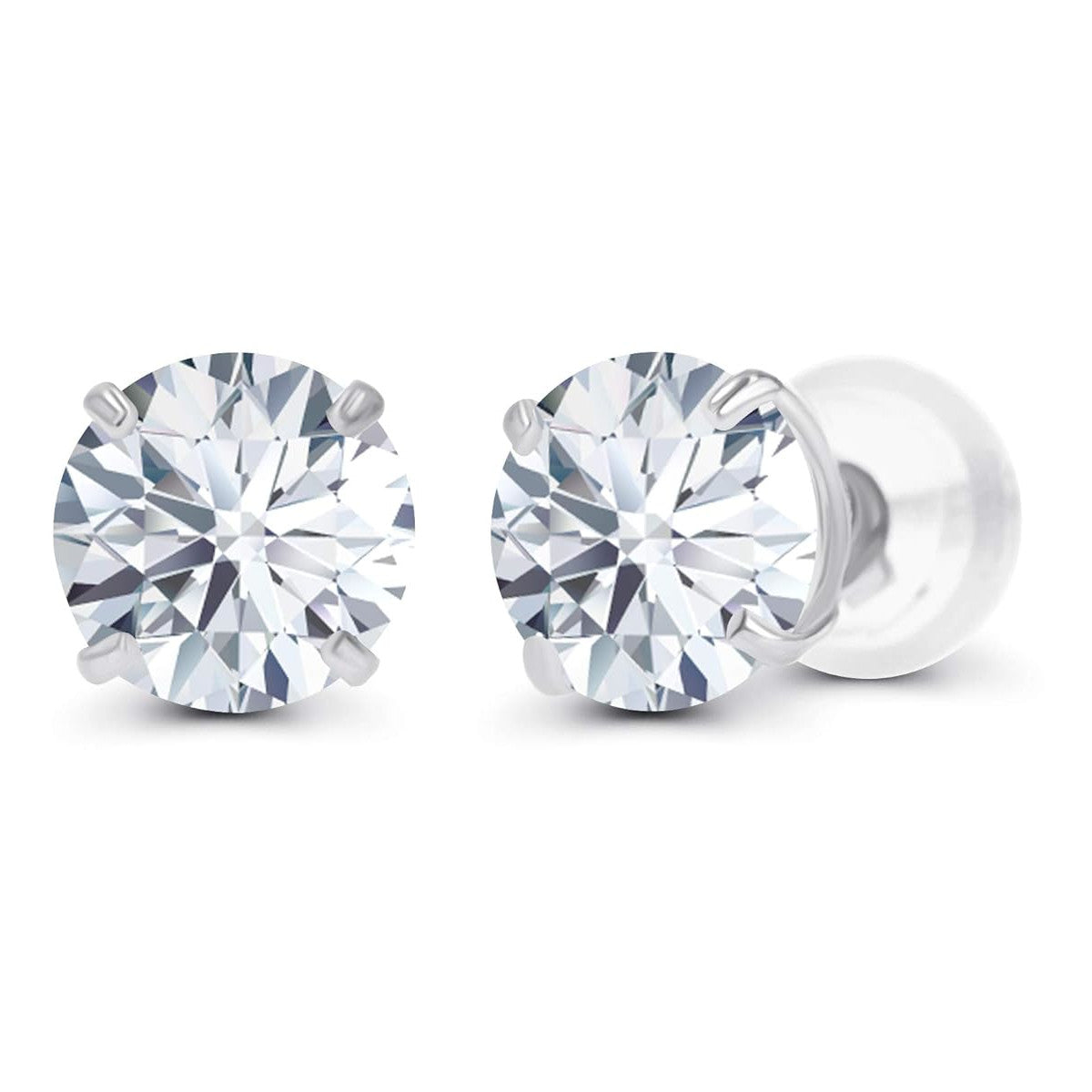 2.00 CTW Lab-Grown Diamond Stud Earrings